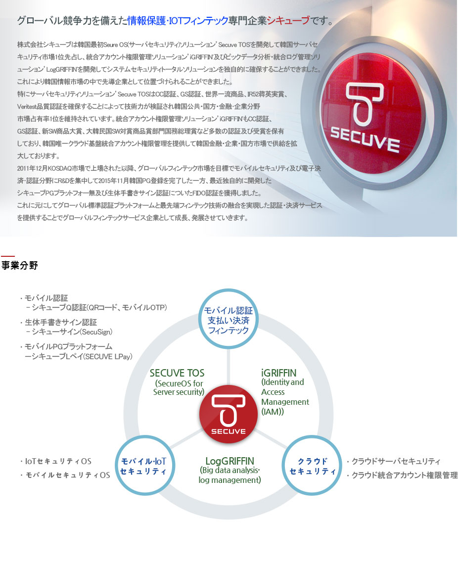 SECUVE T인증 주요기능